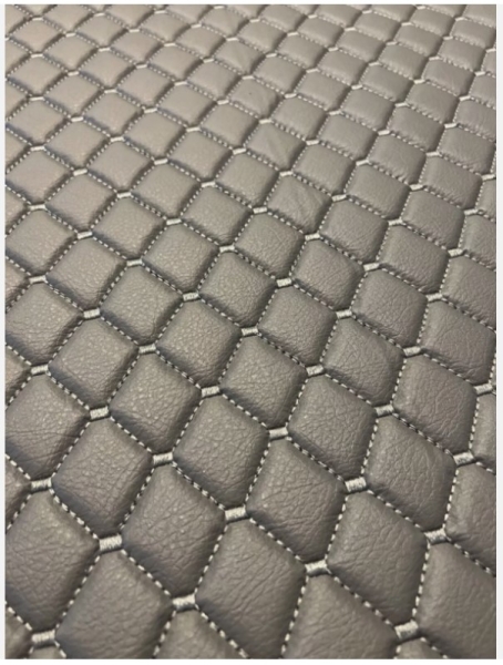 Gray with gray stitching